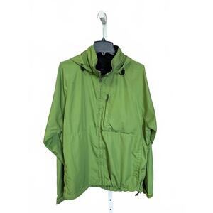 Eddie Bauer Y2K Kelly Light Green Men’s Windbreaker Jacket